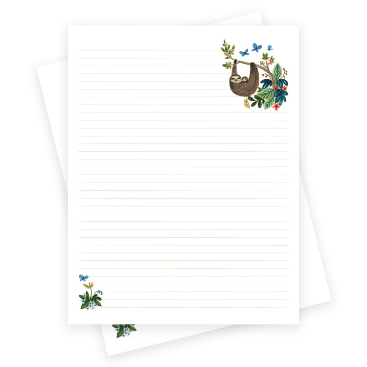 Printable Bird Stationery