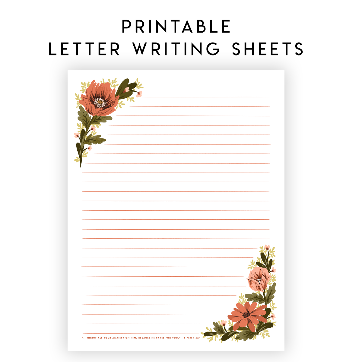 Letter Paper Printable