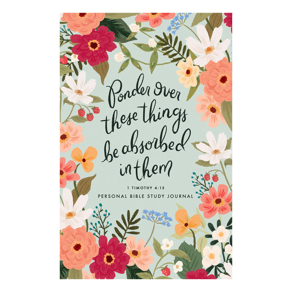Light Raspberry Patch - Bible Study Journal - Ponder Over These Things