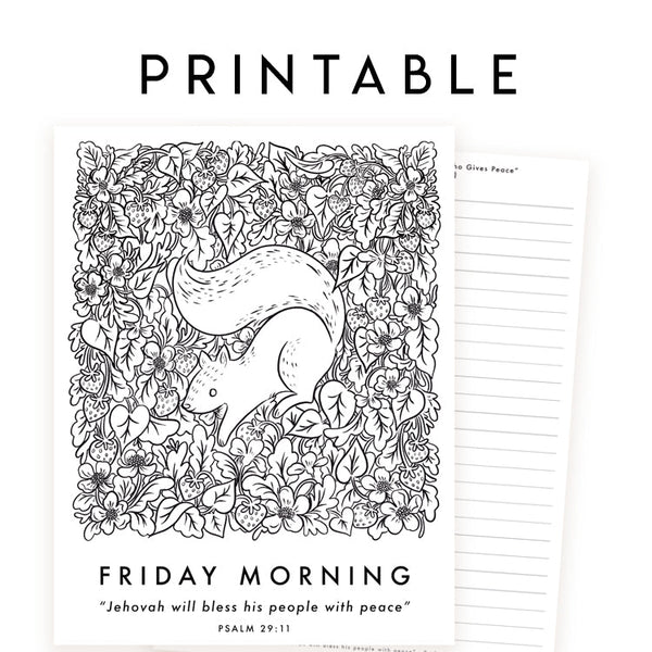 PRINTABLE 2022 Pursue Peace Convention Notebook - Paradise