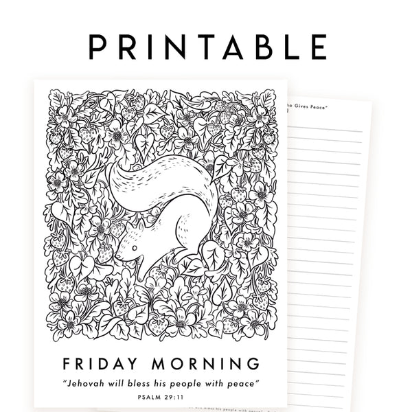 PRINTABLE 2022 Pursue Peace Convention Notebook - Magnolia