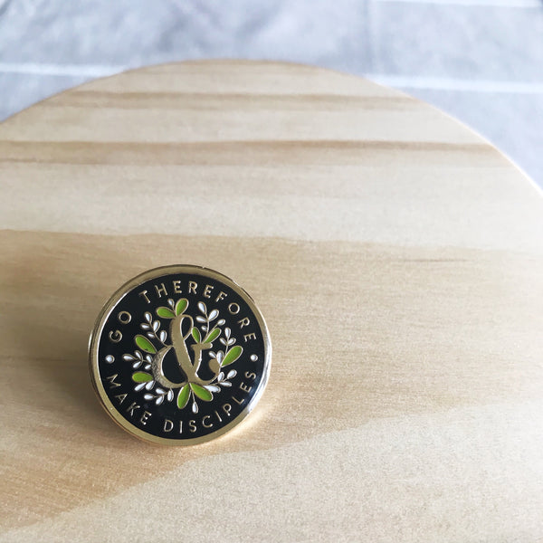 ENGLISH - Go Therefore and Make Disciples JW Enamel Pin