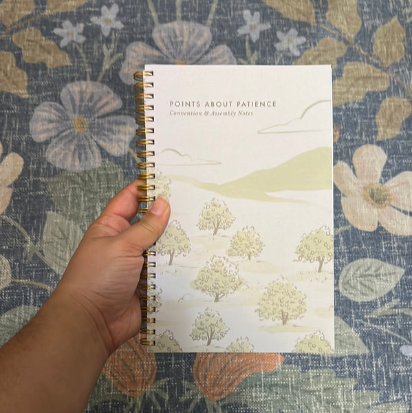 FLASH SALE - Green Grove Convention and Assembly Notebook
