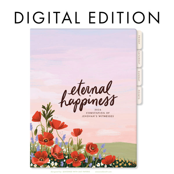 2026 ENGLISH Eternal Happiness DIGITAL Convention Notebook