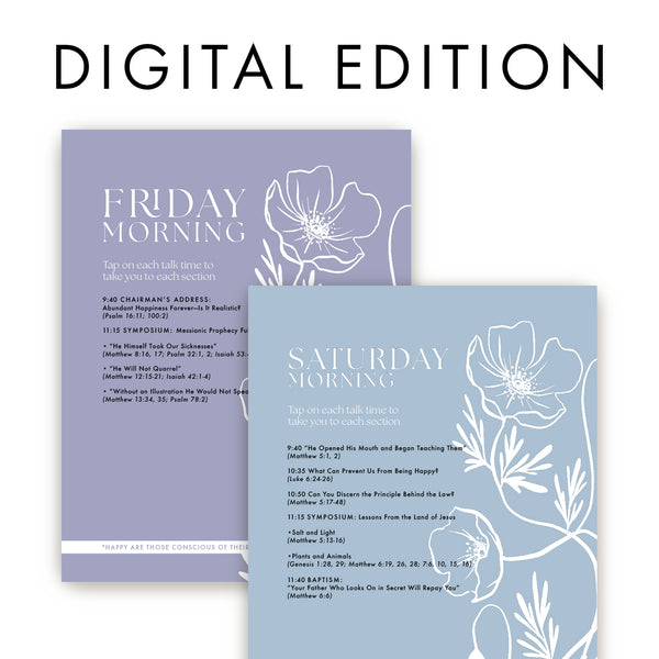 2026 ENGLISH Eternal Happiness DIGITAL Convention Notebook