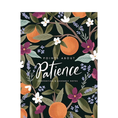 Orange Lavender - Exercise Patience Regional Convention and Assembly Notebook
