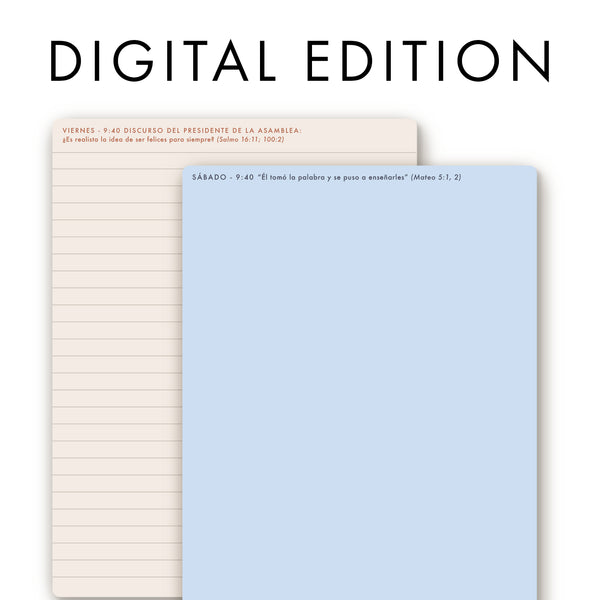 2026 SPANISH Eternal Happiness DIGITAL Convention Notebook