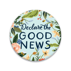 Assorted Floral - Declare the Good News 2024 Convention Badge Pin - Restock June 1