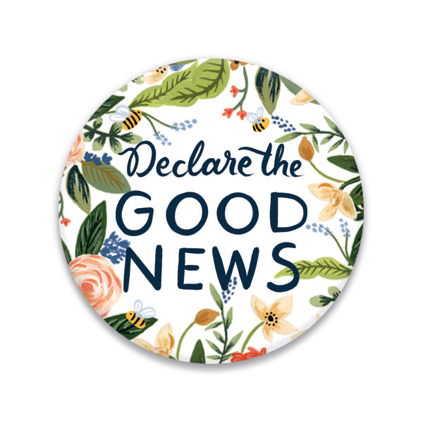 Assorted Floral - Declare the Good News 2024 Convention Badge Pin