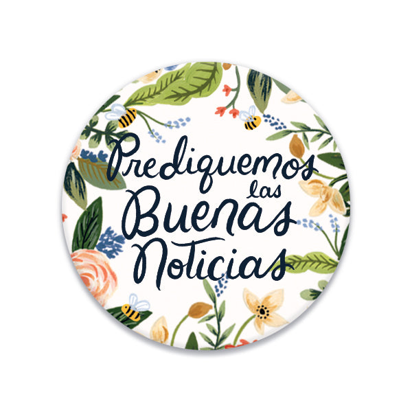 PREORDER - SPANISH Assorted Floral - Declare the Good News 2024 Convention Badge Pin (Copy)