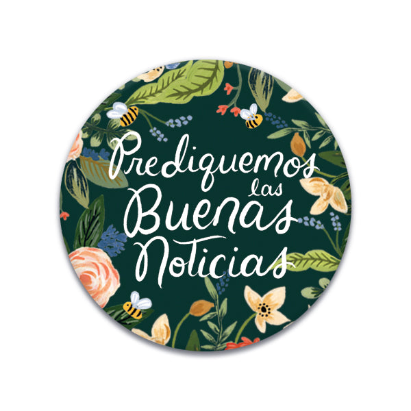 PREORDER - SPANISH Assorted Floral - Declare the Good News 2024 Convention Badge Pin (Copy)