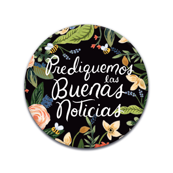 PREORDER - SPANISH Assorted Floral - Declare the Good News 2024 Convention Badge Pin (Copy)