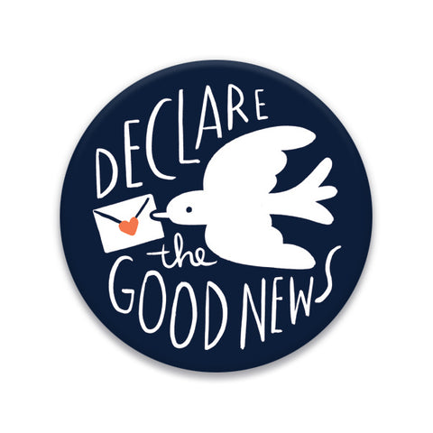 Carrier Pigeon - Declare the Good News 2024 Convention Badge Pin