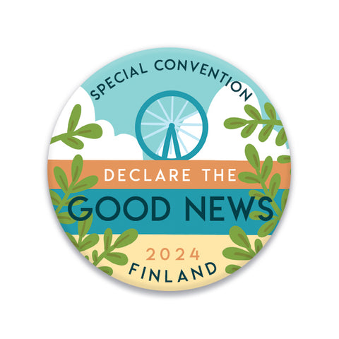 Ferris Wheel - Finland - Declare the Good News 2024 Special Convention Badge Pin