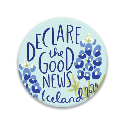 Lupines - Iceland - Declare the Good News 2024 Special Convention Badge Pin