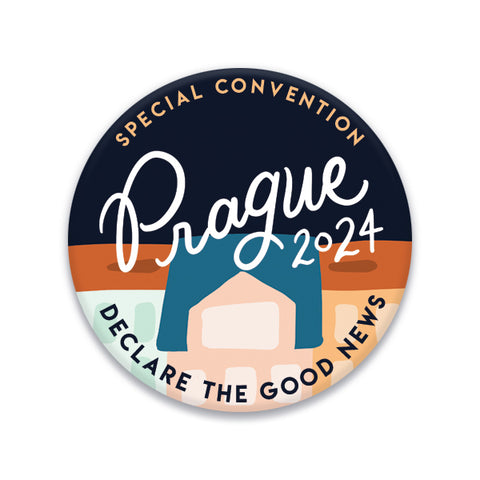 Buildings - Prague, Czech Republic - Declare the Good News 2024 Special Convention Badge Pin