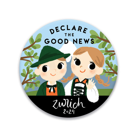 Zurich Switzerland - Declare the Good News 2024 Special Convention Badge Pin