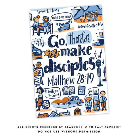 English Return Visit Book - Go Therefore and Make Disciples Matthew 28:19