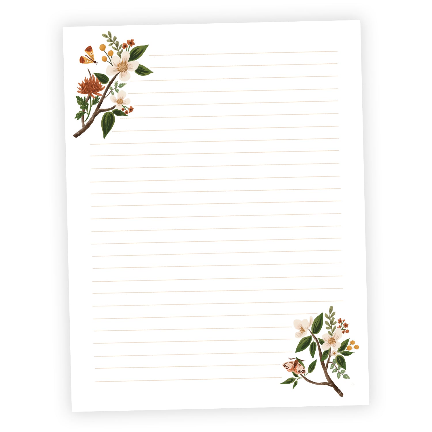 Cute Letter Paper Printable PDF, Printable Letter Stationery