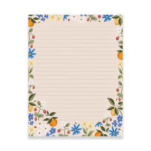 Florida Fruit and Floral Letter Pad