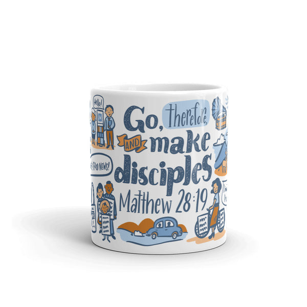 ENGLISH - Go Therefore and Make Disciples Matthew 28:19 Pioneer Mug