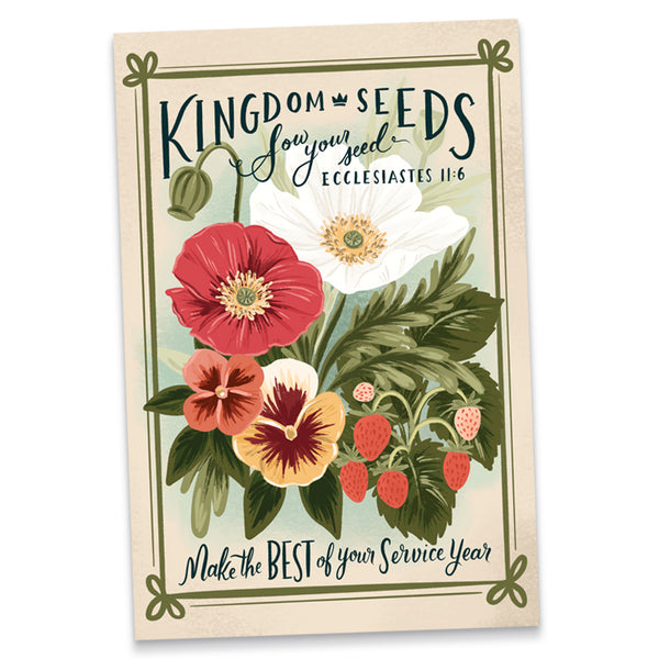 New Service Year Postcard - Kingdom Seeds