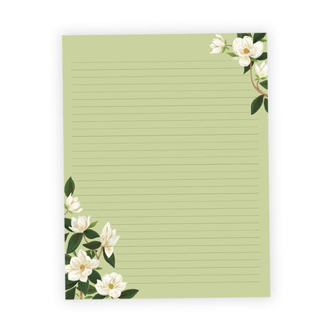 Magnolias Pursue Peace - Letter Pad