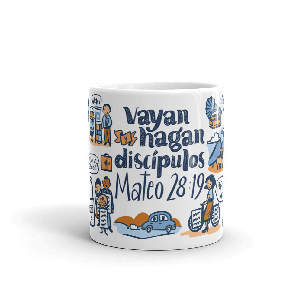 SPANISH - Go Therefore and Make Disciples Matthew 28:19 Pioneer Mug