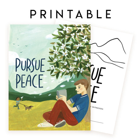 PRINTABLE 2022 Pursue Peace Convention Notebook - New Scrolls