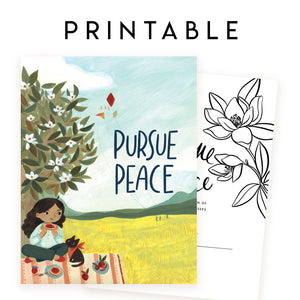 PRINTABLE 2022 Pursue Peace Convention Notebook - Paradise