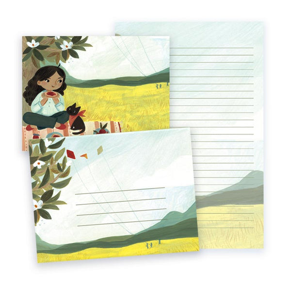 Letter Writing Set with Envelopes - Paradise Picnic - Pursue Peace