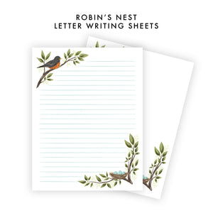 Printable Letter Writing Sheets - Robin's Nest