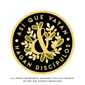 SPANISH - Go Therefore and Make Disciples JW Enamel Pin