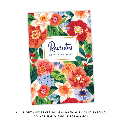 SPANISH - GIFT SET WITH PEN - Return Visit Book - Rejoice Florals