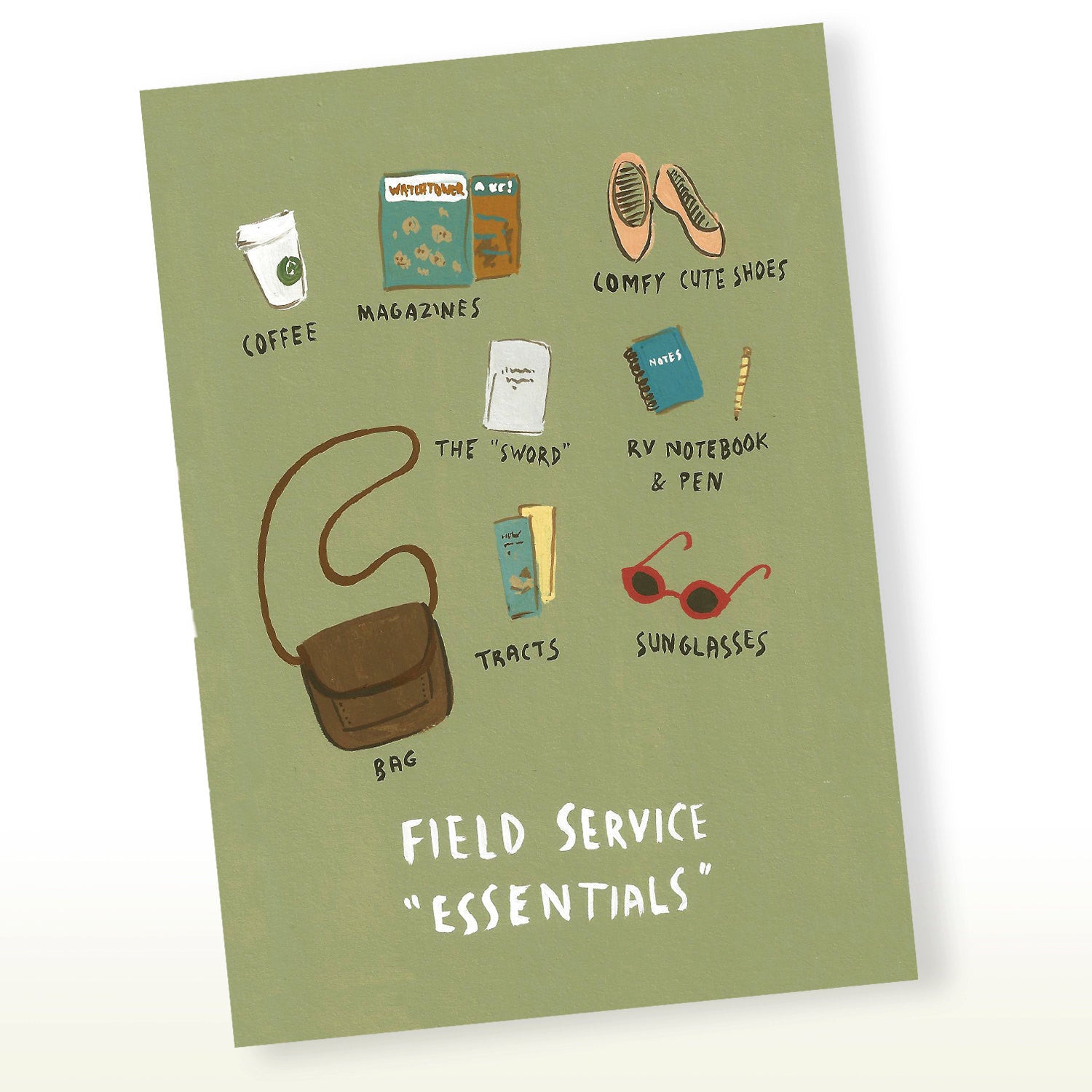 JW - Field Service Essentials Greeting Card, JW Gift, Pioneer Gift