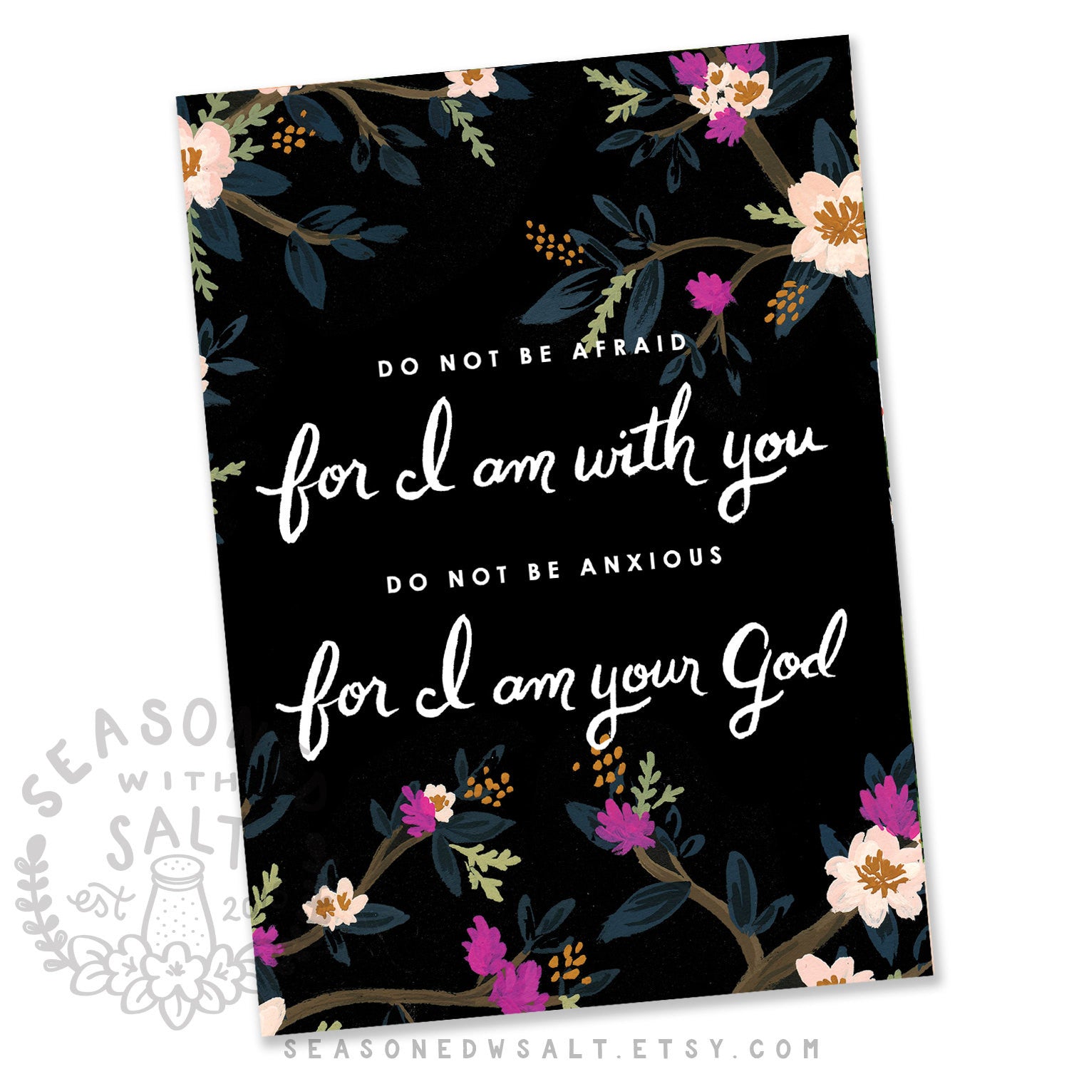 Do Not Be Afraid Isaiah 41:10, 13 Greeting Card