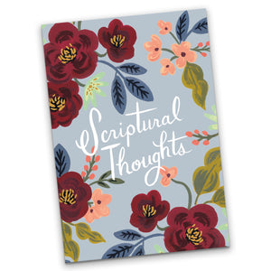 French Blue Scriptural Thoughts A5 Notebook