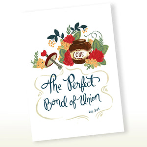 Love - The Perfect Bond of Union - Colossians 3:14 Greeting Card