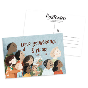 Your Deliverance is Near Luke 21:28 Postcard