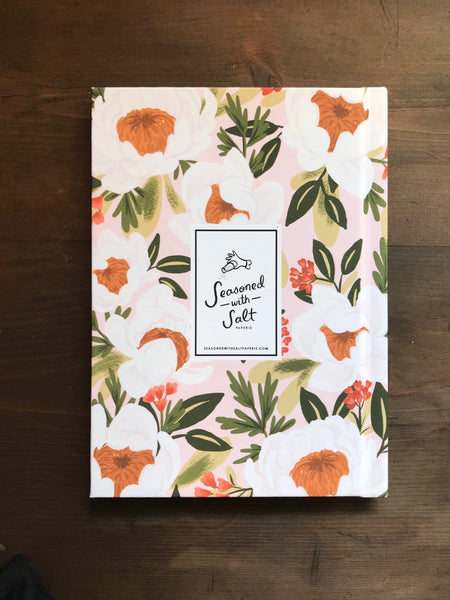 1 Peter 5:7 Throw All Your Anxiety On Him Because He Cares For You Hardcover Lined Journal Notebook