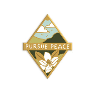 Pursue Peace Convention Enamel Pin