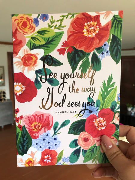 See Yourself the Way God Sees You - A5 Notebook