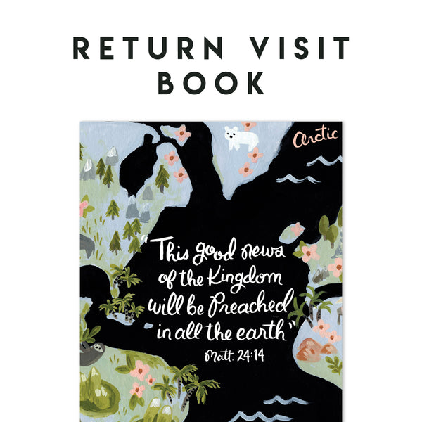 Return Visit Notebook GIFT SET - This Good News of the Kingdom - Matt 24:14