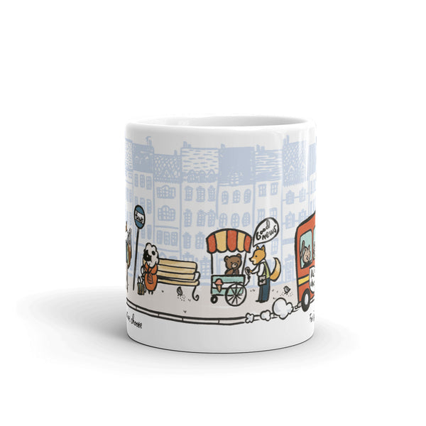 10oz Ceramic Mug Preaching Scene With Animals, JW Gift, Best Life Ever, JW Mug